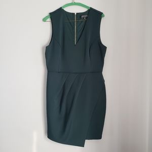 Green cocktail dress